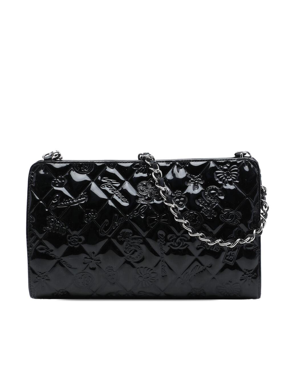 Chanel Quilted Patent Embossed Lucky #327814C11B